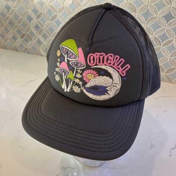 O'Neill Other - RARE Share O'Neill Love Trip Snapback Trucker Hat Gray OSFA Mesh Back Adjustable